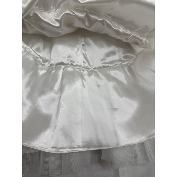 Child's formal dress Couture Princess Sz 3T White with beads/rinestones - Picture 11 of 16